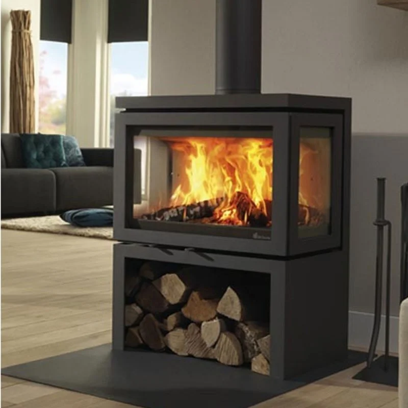 DG Fires Vidar Triple (3-Sided) | On Fire