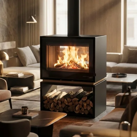 彩火's セレクト SAfire Heeta 700 Oakley Double Sided On Log Base | On Fire